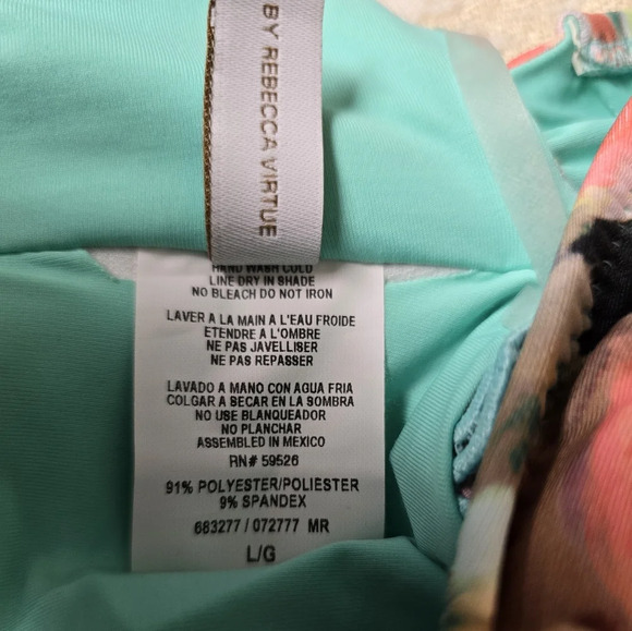 Becca High Tea Wire-Free Bikini Top NWT SzLg - Picture 8 of 10